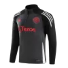 Kid's Manchester United Zipper Sweatshirt Kit(Top+Pants) 2024/25 - Soccerdeal