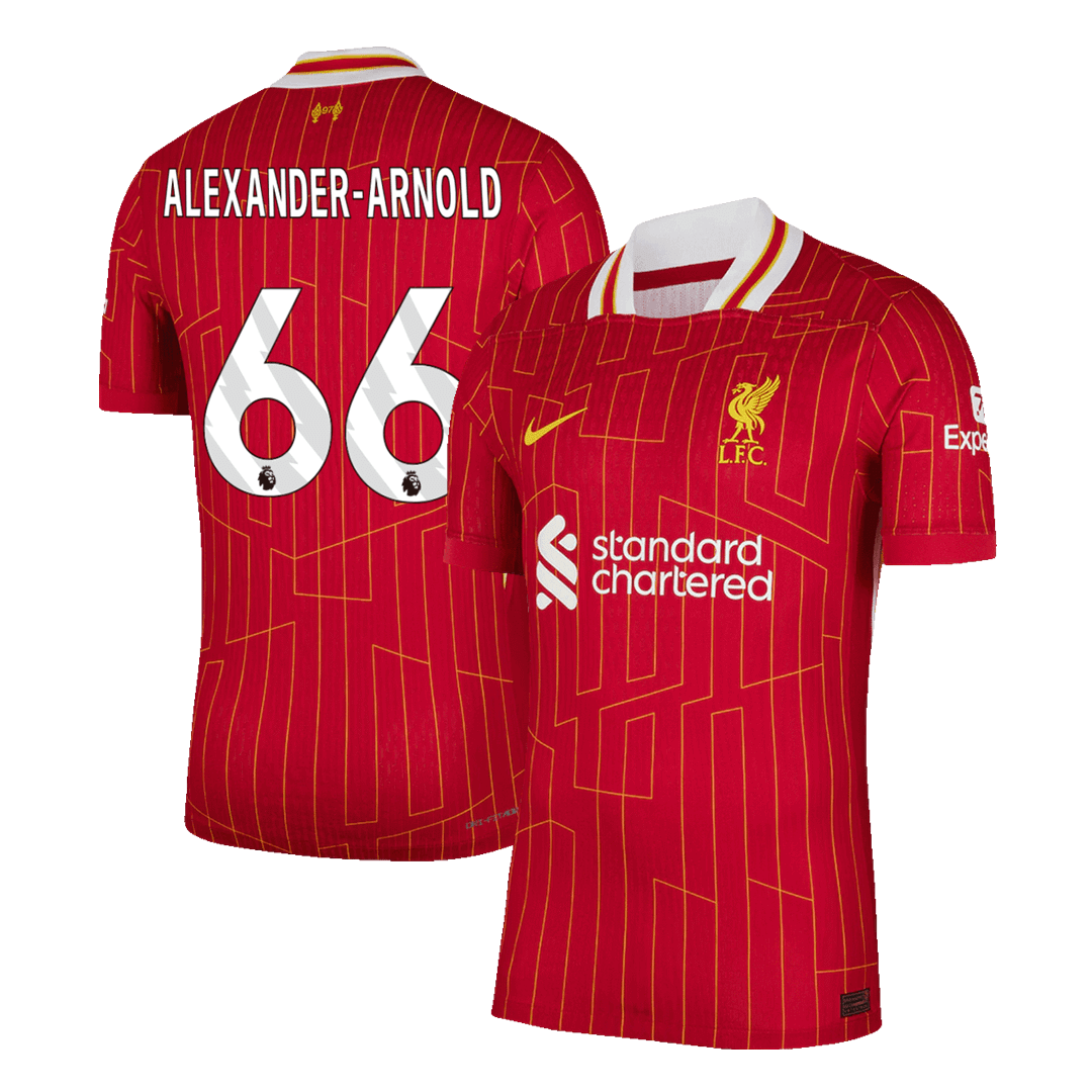 ALEXANDER-ARNOLD #66 Liverpool Home Soccer Jersey Player Version - Soccerdeal