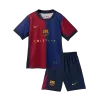 Kid's Barcelona Home Soccer Jersey Kit(Jersey+Shorts) 2024/25 - COLDPLAY - Soccerdeal