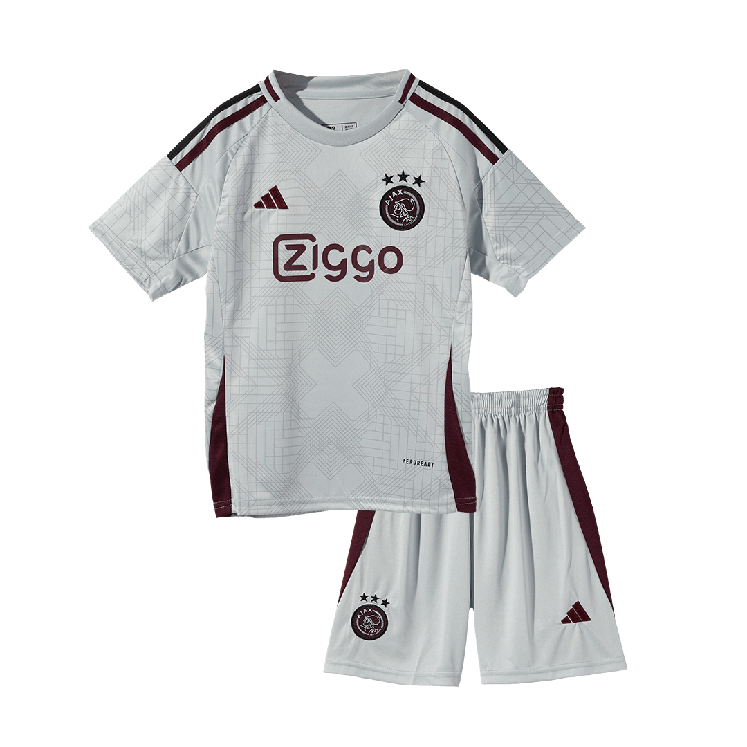 Kid's Ajax Third Away Soccer Jersey Kit(Jersey+Shorts) - Soccerdeal