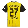 ADEYEMI #27 Borussia Dortmund Home Soccer Jersey 2024/25 - Soccerdeal