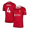 Authentic VIRGIL #4 Liverpool Home Soccer Jersey 2024/25 - Soccerdeal