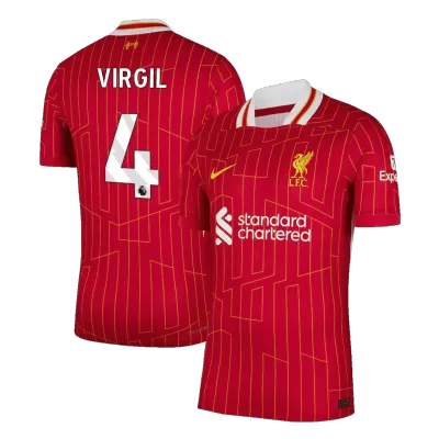 Authentic VIRGIL #4 Liverpool Home Soccer Jersey 2024/25 - Soccerdeal