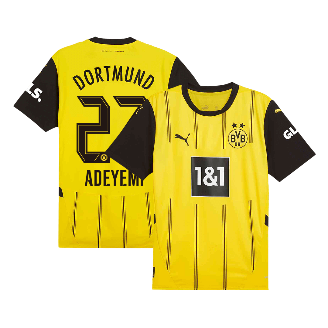 ADEYEMI #27 Borussia Dortmund Home Soccer Jersey - Soccerdeal