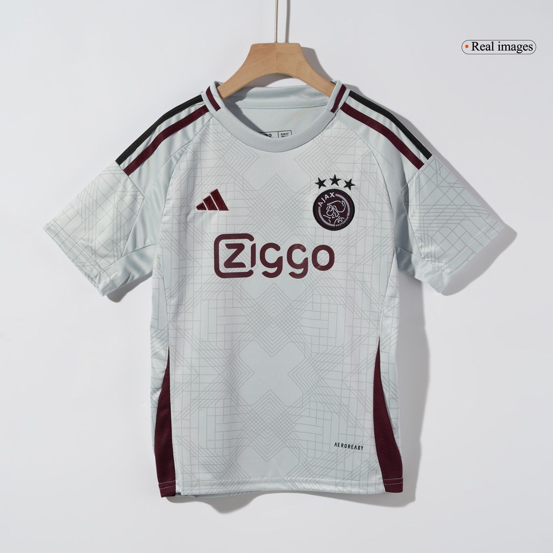 Kid's Ajax Third Away Soccer Jersey Kit(Jersey+Shorts) - Soccerdeal