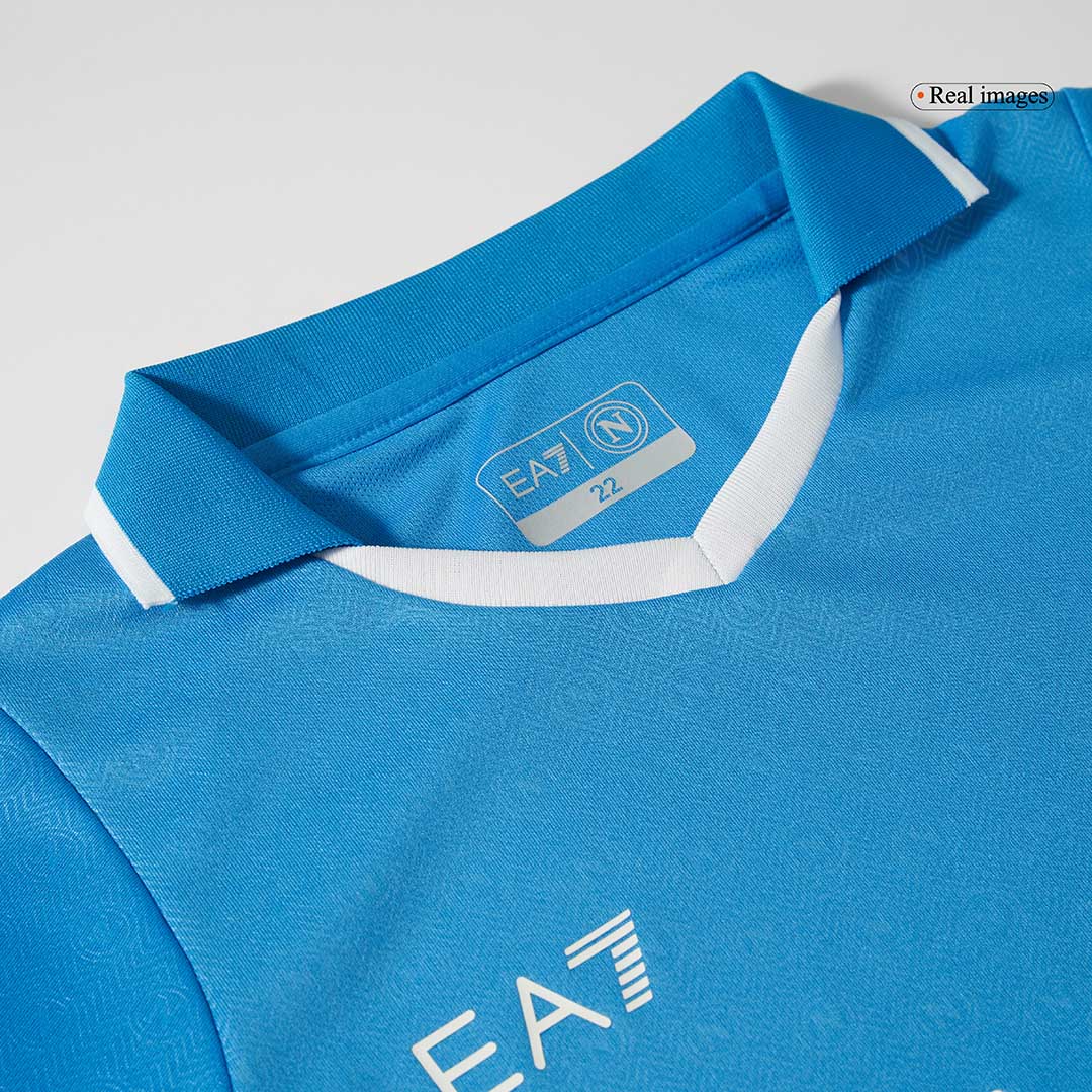 Kid's Napoli Home Soccer Jersey Kit(Jersey+Shorts) - Soccerdeal