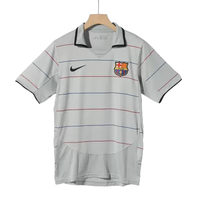 Retro 2003/04 Barcelona Away Soccer Jersey - Soccerdeal