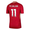 Authentic M.SALAH #11 Liverpool Home Soccer Jersey 2024/25 - Soccerdeal