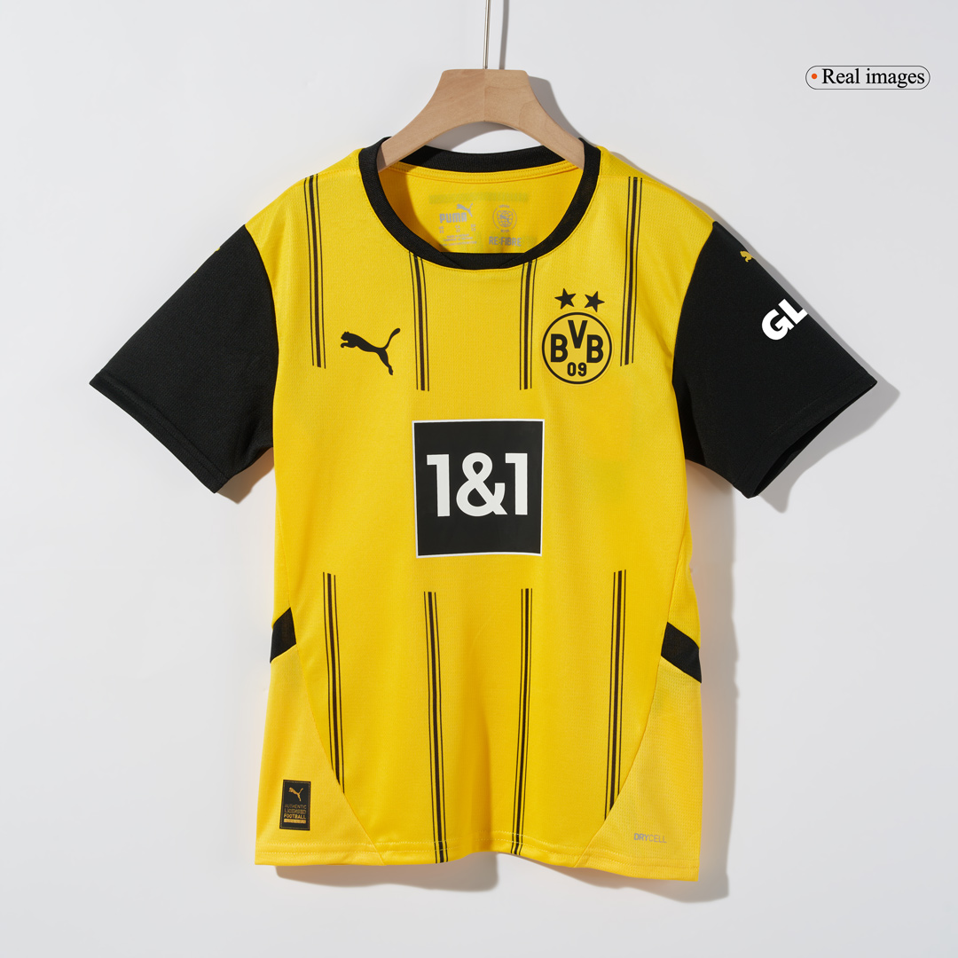 Kid's Borussia Dortmund Home Soccer Jersey Kit(Jersey+Shorts) - Soccerdeal