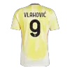 VLAHOVIĆ #9 Juventus Away Soccer Jersey 2024/25 - Save The Children Sponsor  - Soccerdeal