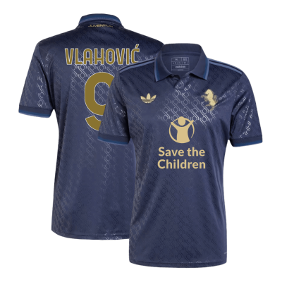 VLAHOVIĆ #9 Juventus Third Away Soccer Jersey 2024/25 - Save The Children Sponsor  - Soccerdeal