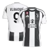 VLAHOVIĆ #9 Juventus Home Soccer Jersey 2024/25 - Save The Children Sponsor  - Soccerdeal