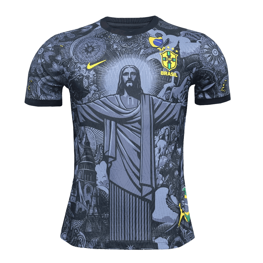 Authentic Brazil Jesus Soccer Jersey - Soccerdeal