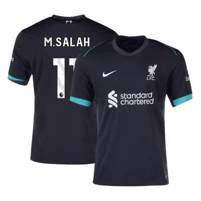 M.SALAH #11 Liverpool Away Soccer Jersey 2024/25 - Soccerdeal