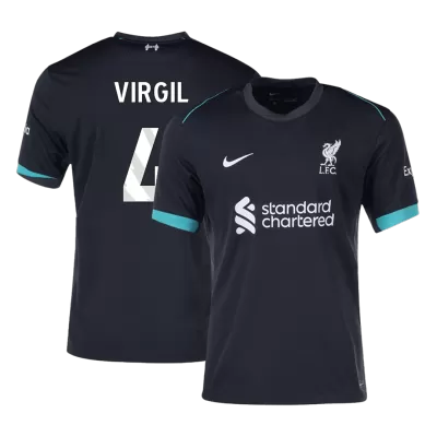 VIRGIL #4 Liverpool Away Soccer Jersey 2024/25 - Soccerdeal