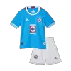 Kid's Cruz Azul Home Soccer Jersey Kit(Jersey+Shorts) 2024/25 - Soccerdeal