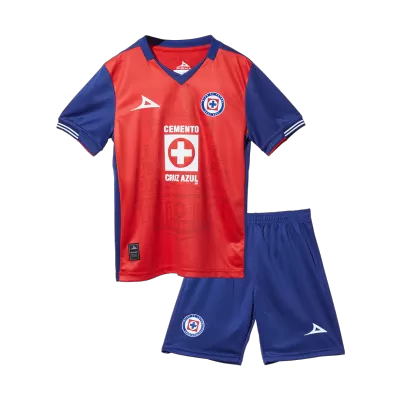 Kid's Cruz Azul Third Away Soccer Jersey Kit(Jersey+Shorts) 2024/25 - Soccerdeal