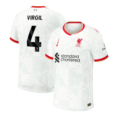 Authentic VIRGIL #4 Liverpool Third Away Soccer Jersey 2024/25 - Soccerdeal