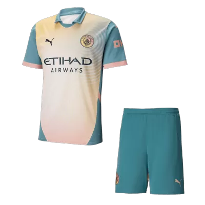 Manchester City Fourth Away Soccer Jersey Kit(Jersey+Shorts) 2024/25 - Definitely City - Soccerdeal