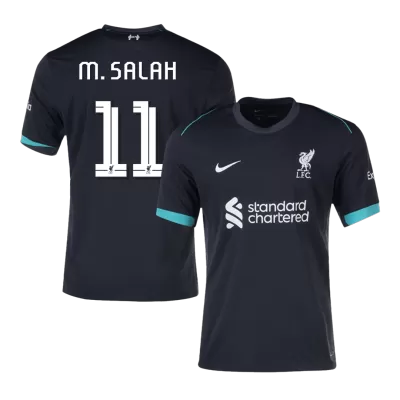 M.SALAH #11 Liverpool Away Soccer Jersey 2024/25 - UCL - Soccerdeal