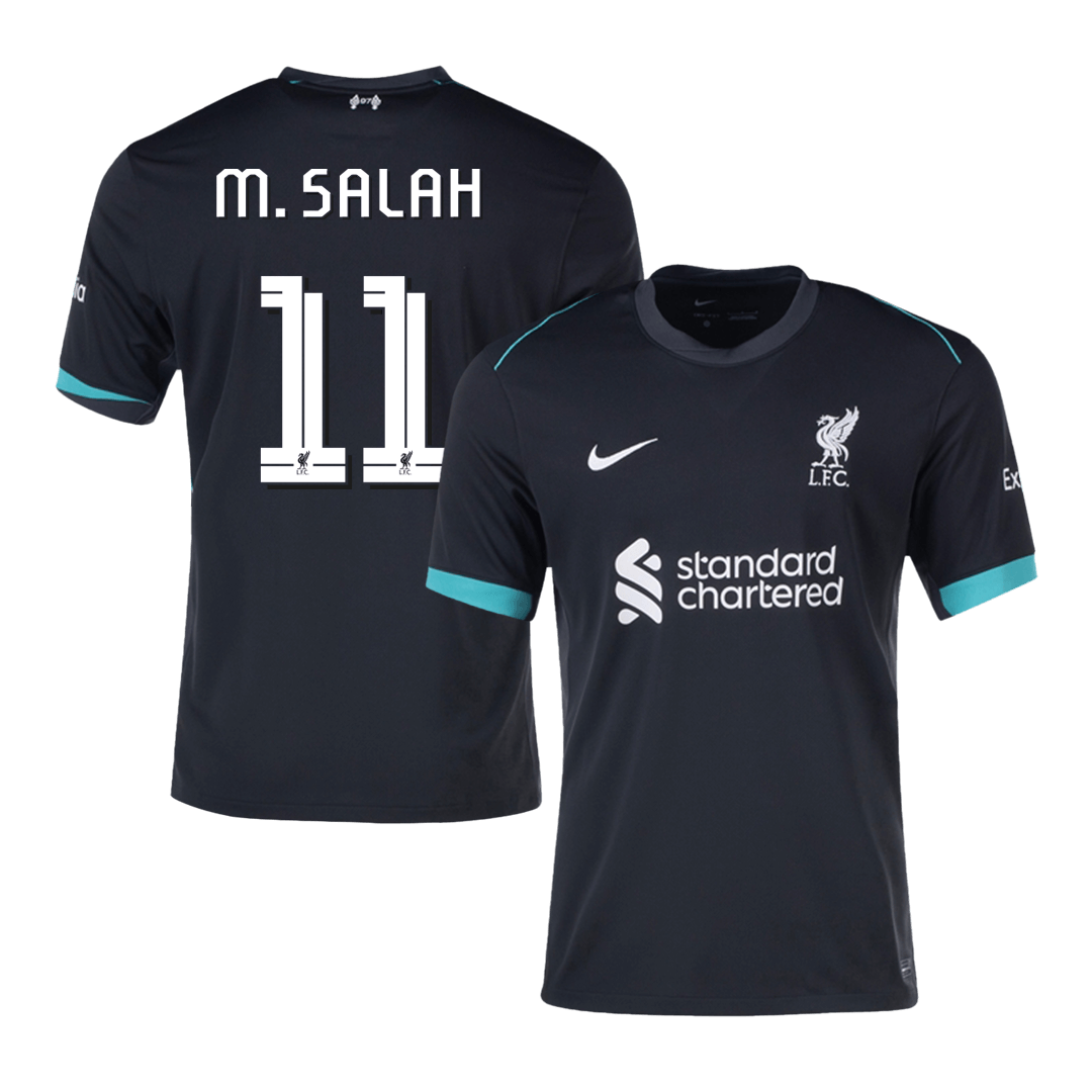 M.SALAH #11 Liverpool Away Soccer Jersey -UCL - Soccerdeal