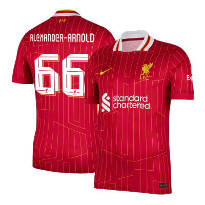 ALEXANDER-ARNOLD #66 Liverpool Home Soccer Jersey 2024/25 - UCL - Soccerdeal