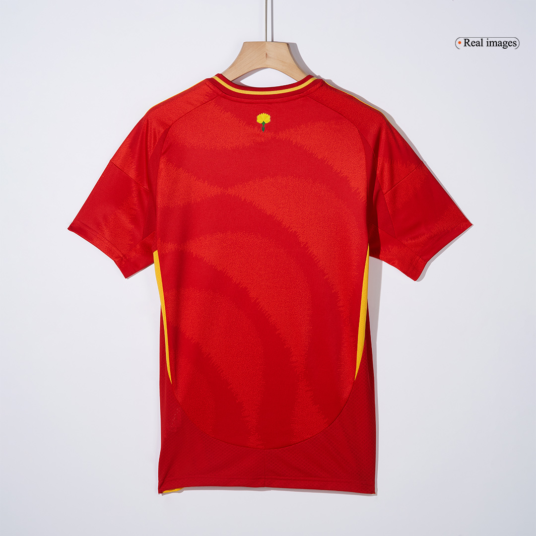 Spain Home Soccer Jersey Euro - Soccerdeal