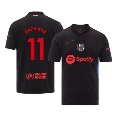 RAPHINHA #11 Barcelona Away Soccer Jersey 2024/25 - Soccerdeal