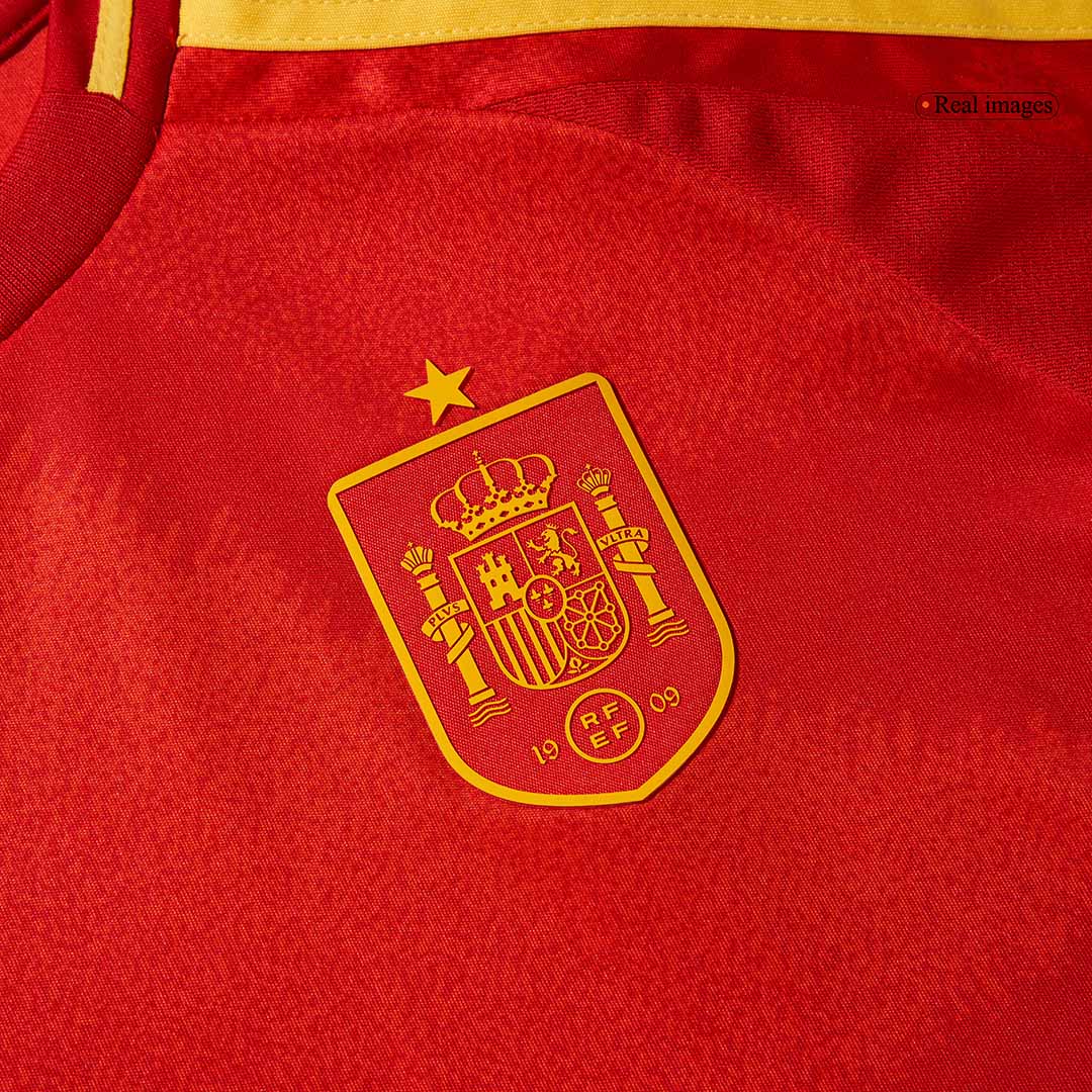 Kid's Spain Home Soccer Jersey Kit(Jersey+Shorts) Euro - Soccerdeal