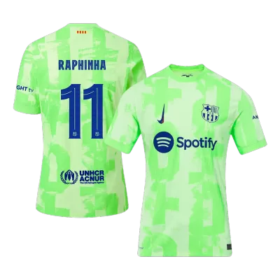 Authentic RAPHINHA #11 Barcelona Third Away Soccer Jersey 2024/25 - Soccerdeal