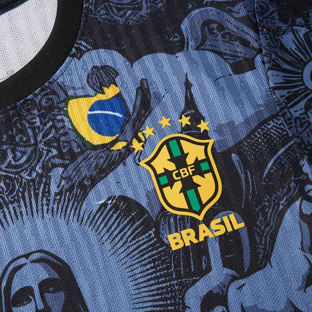 Authentic Brazil Jesus Soccer Jersey - Soccerdeal