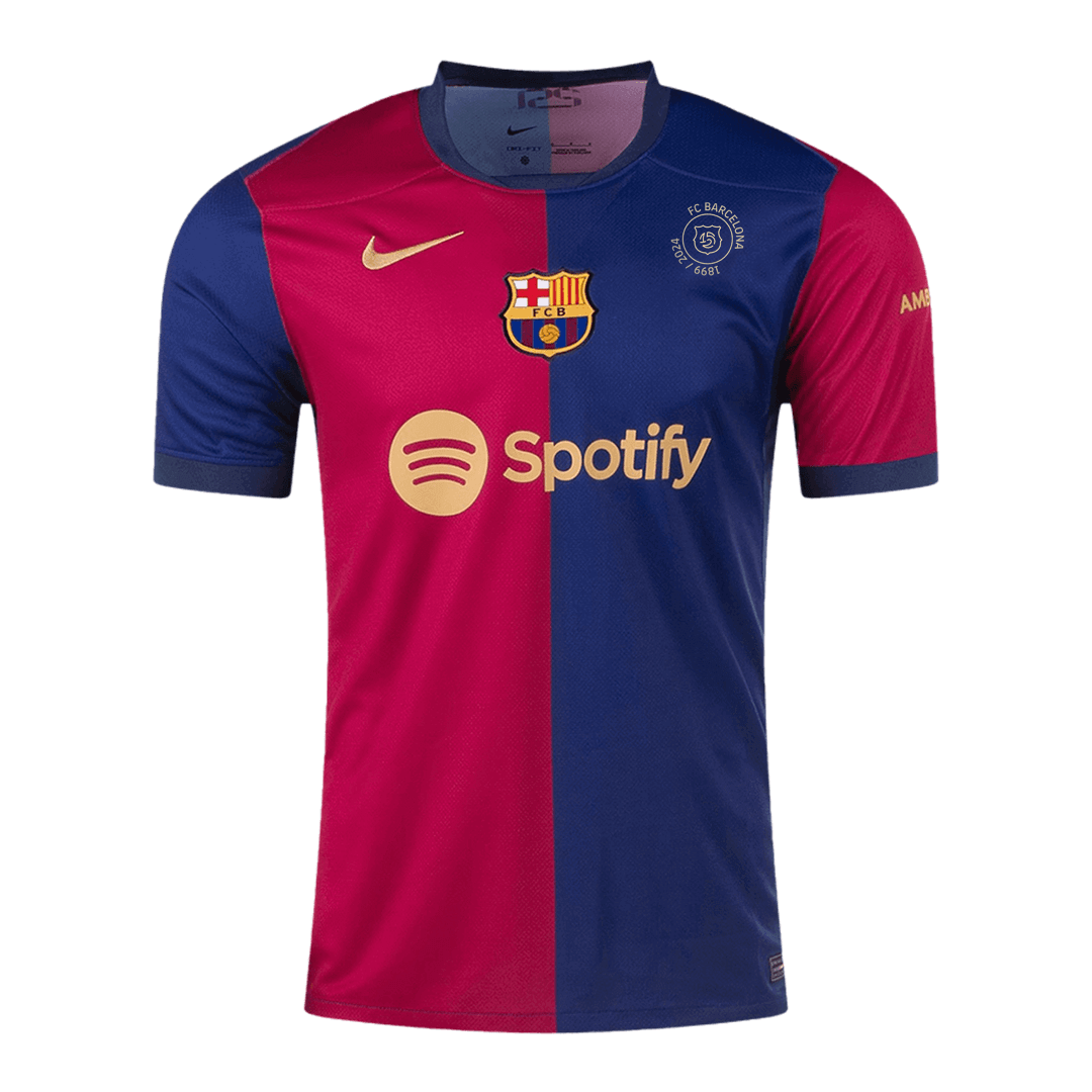Barcelona Home Soccer Jersey -125th Anniversary - Soccerdeal