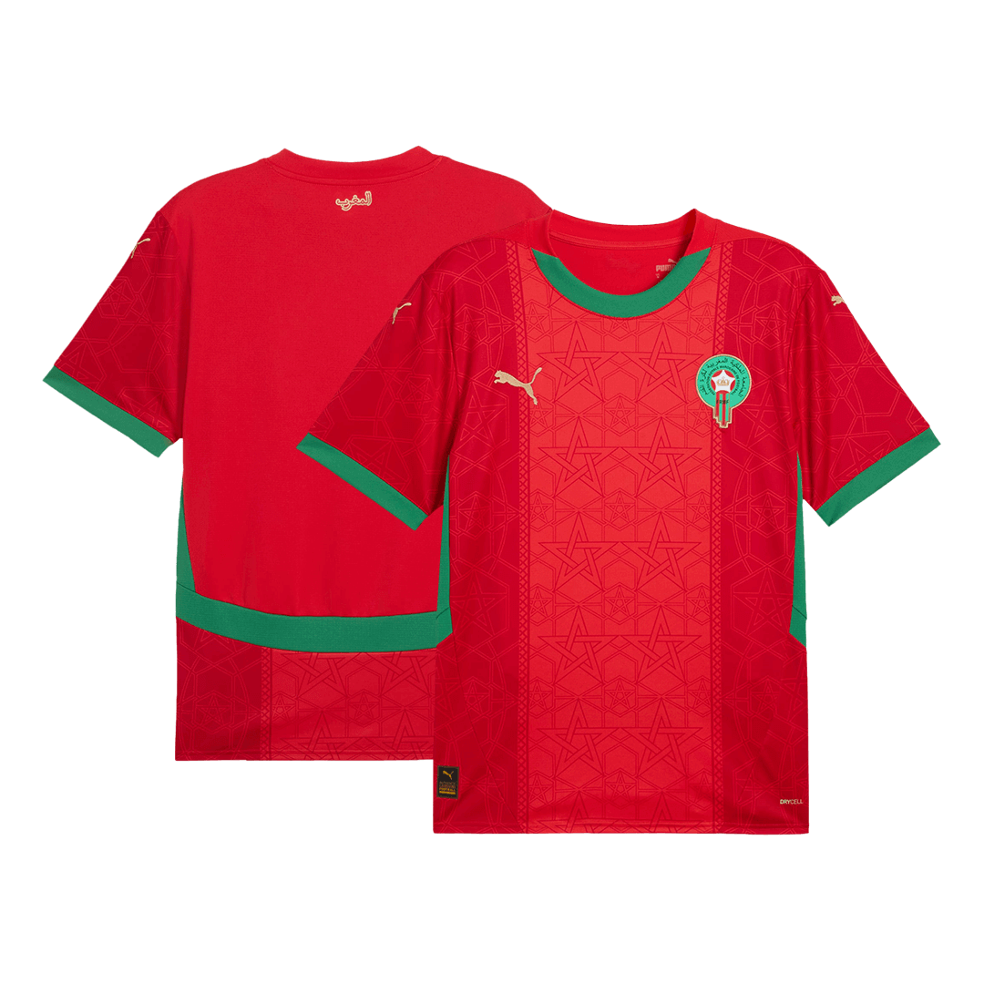 Morocco Home Soccer Jersey - Soccerdeal
