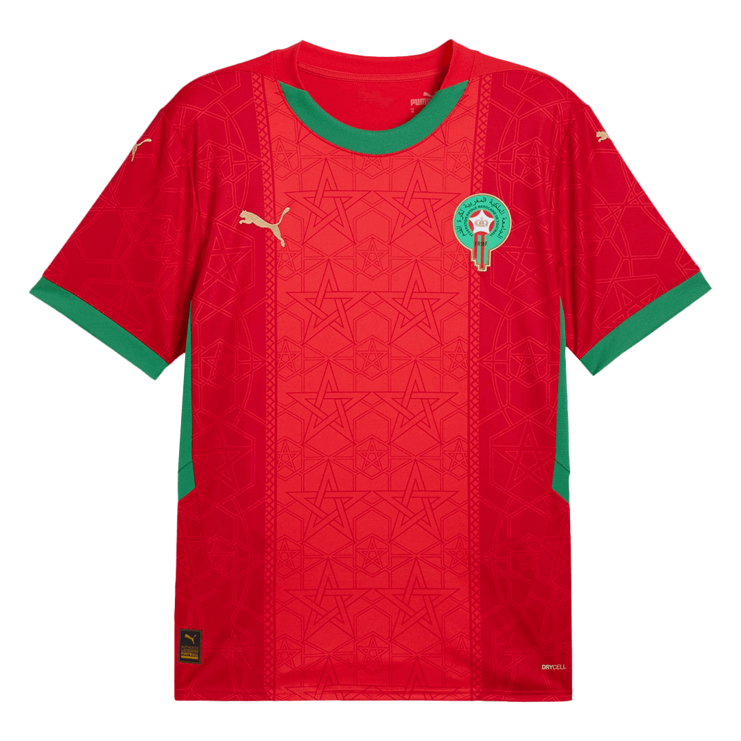 Morocco Home Soccer Jersey - Soccerdeal