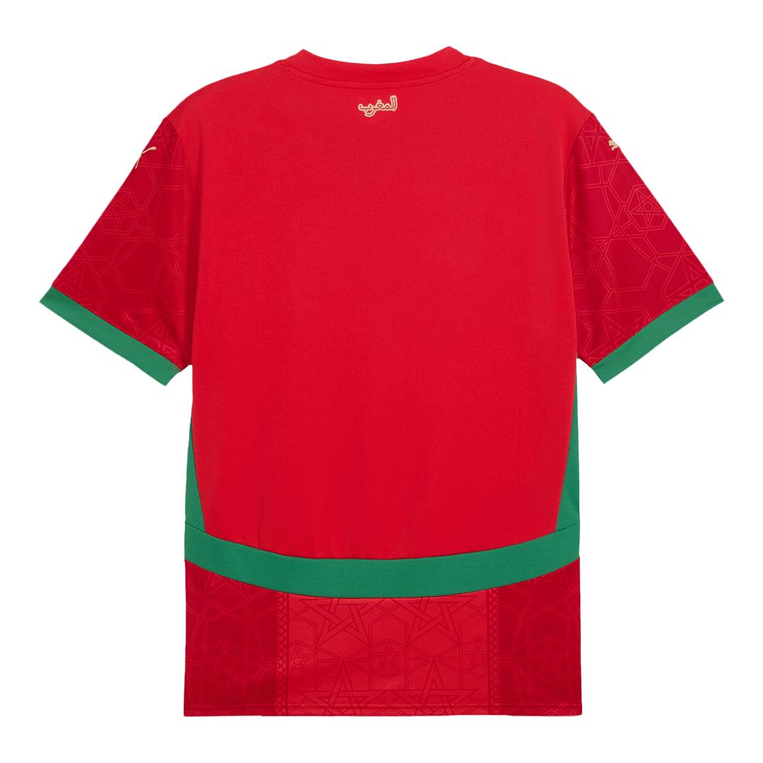 Morocco Home Soccer Jersey - Soccerdeal
