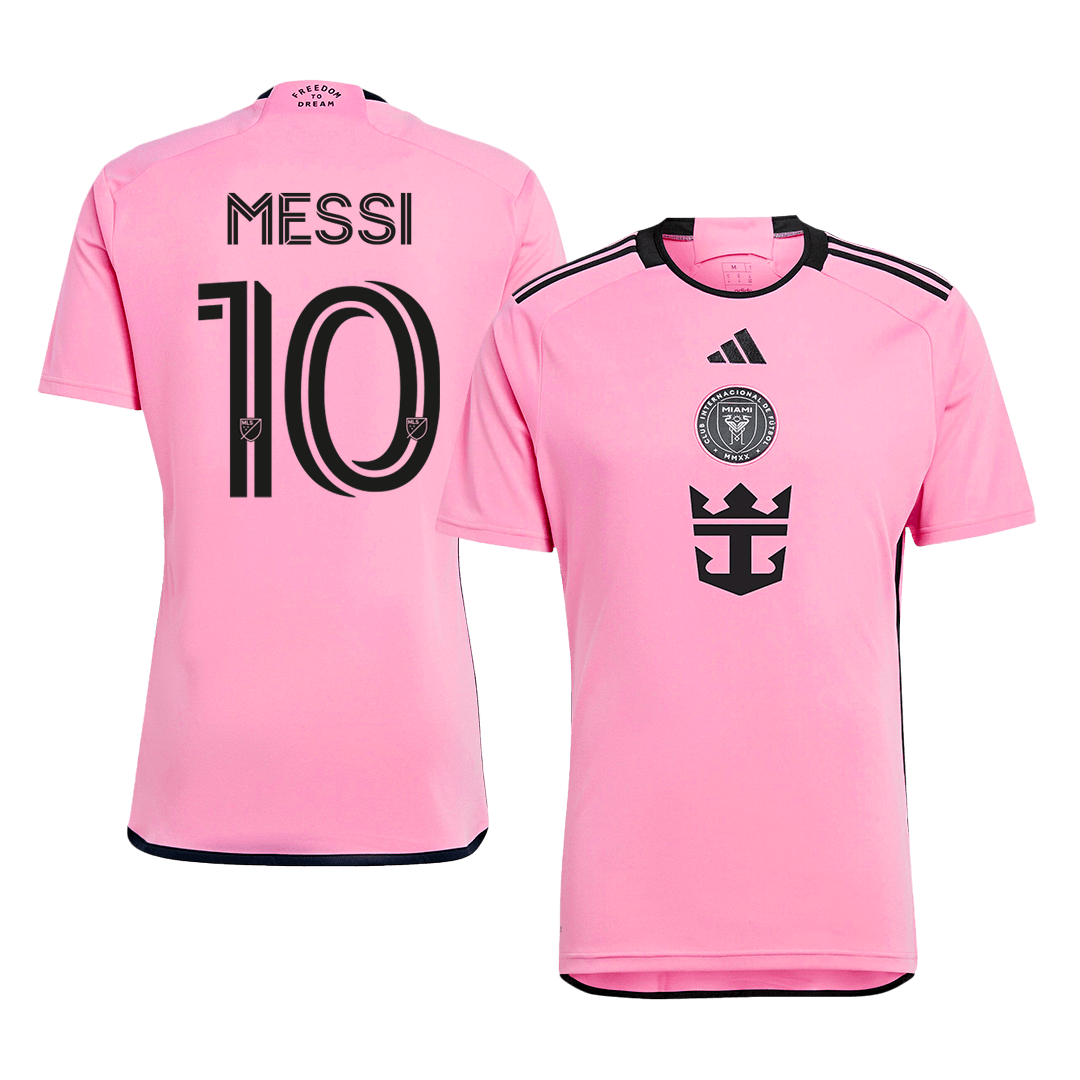 MESSI #10 Inter Miami CF Home Soccer Jersey Kit(Jersey+Shorts) - Soccerdeal