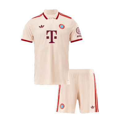 Kid's Bayern Munich Third Away Soccer Jersey Kit(Jersey+Shorts) 2024/25 - UCL - Soccerdeal