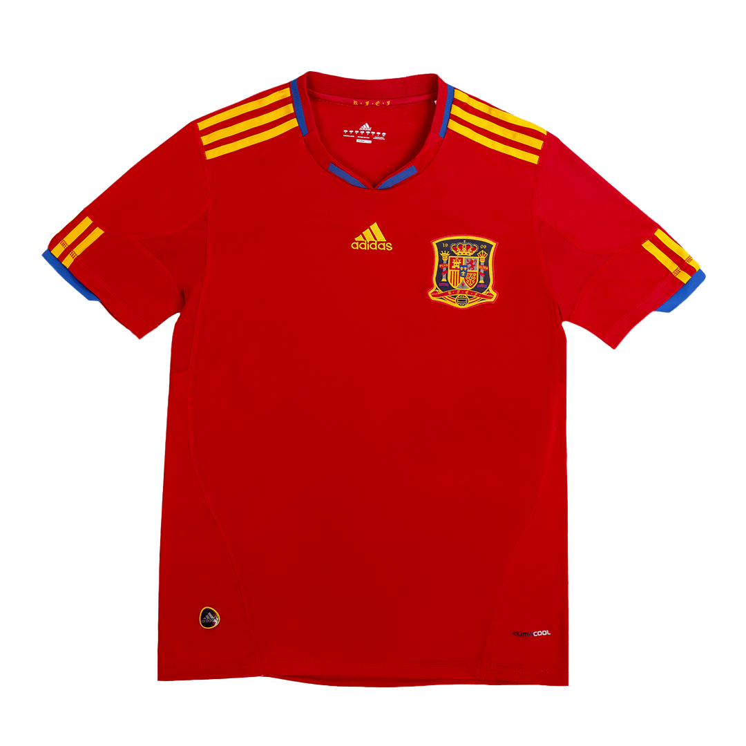 Retro 2010 Spain Home Soccer Jersey - Soccerdeal