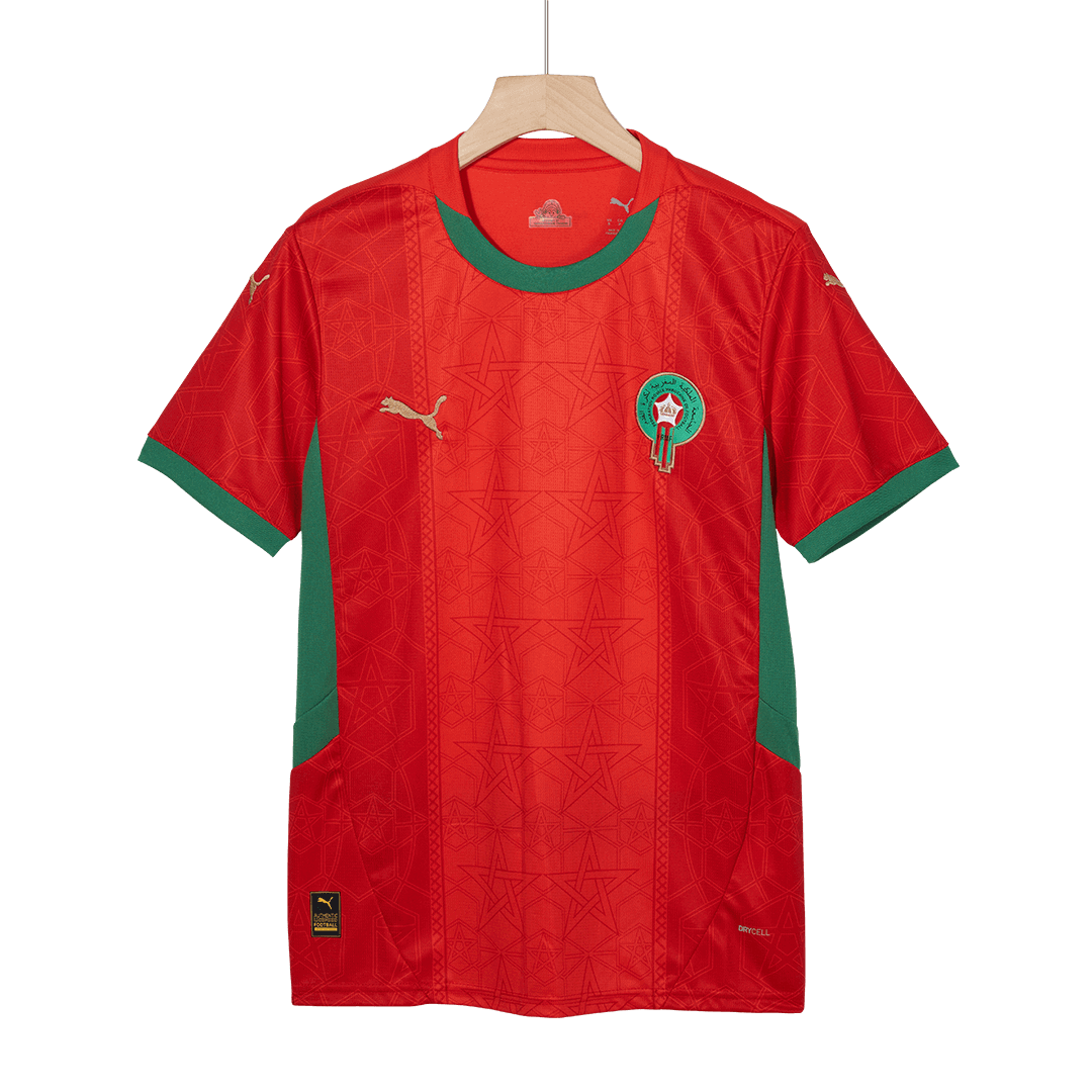 Morocco Home Soccer Jersey - Soccerdeal