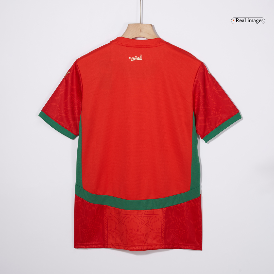 Morocco Home Soccer Jersey - Soccerdeal