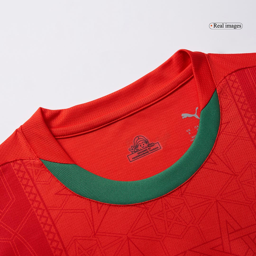 Morocco Home Soccer Jersey - Soccerdeal