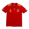 Retro A. INIESTA #6 2010 Spain Home Soccer Jersey - Soccerdeal