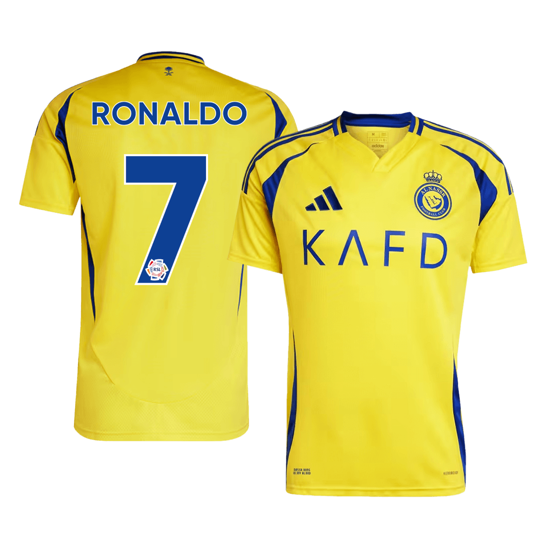 RONALDO #7 Al Nassr Home Soccer Jersey - Soccerdeal