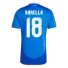 BARELLA #18 Italy Home Soccer Jersey Euro 2024 - Soccerdeal