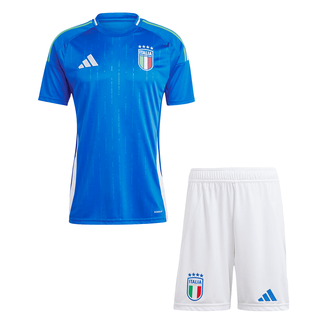 Italy Home Soccer Jersey Kit(Jersey+Shorts) Euro - Soccerdeal