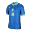 NEYMAR JR #10 Brazil Away Soccer Jersey 2024 - Soccerdeal