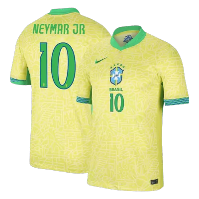 NEYMAR JR #10 Brazil Home Soccer Jersey 2024 - Soccerdeal