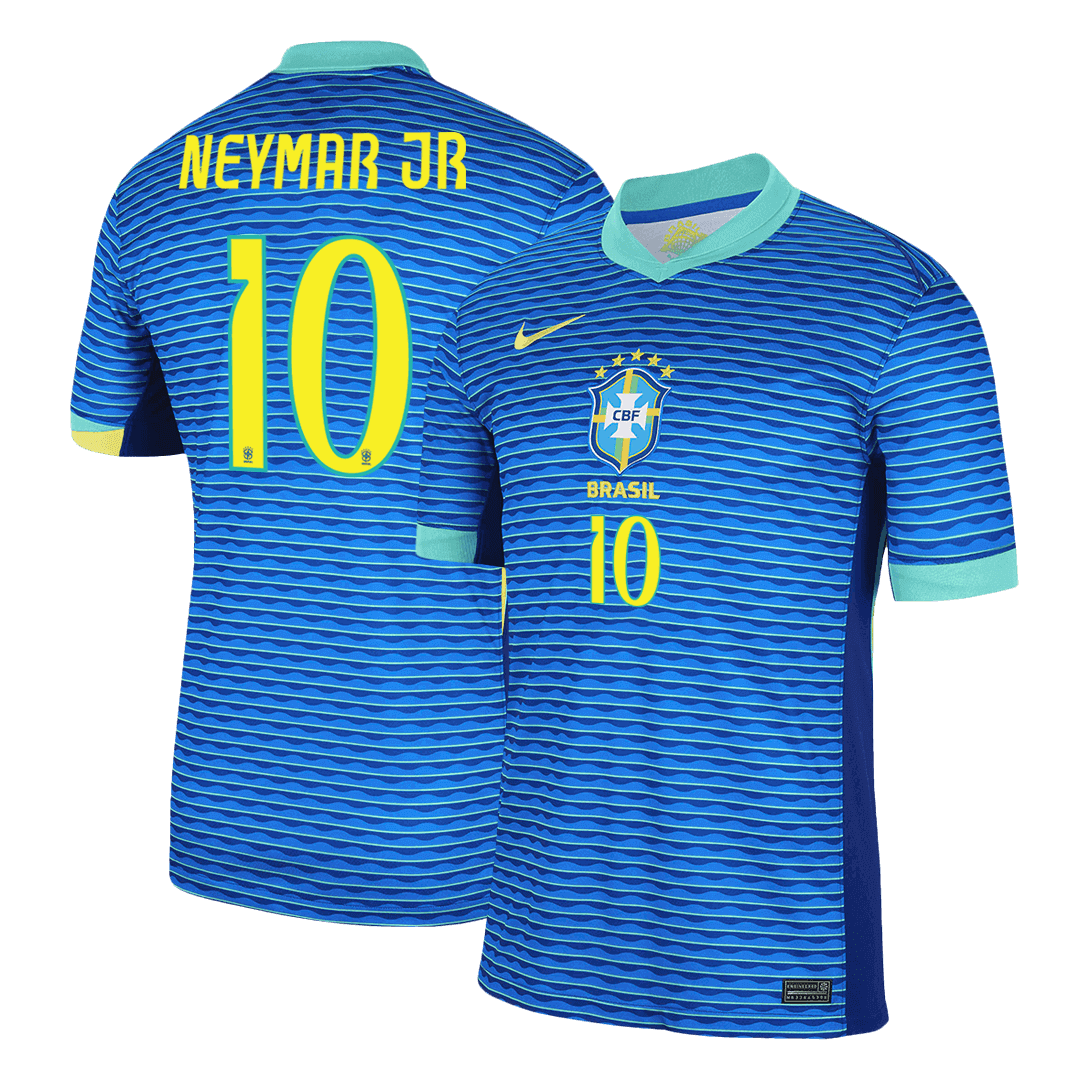 NEYMAR JR #10 Brazil Away Soccer Jersey - Soccerdeal