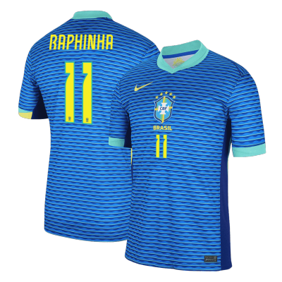 RAPHINHA #11 Brazil Away Soccer Jersey Copa America 2024 - Soccerdeal