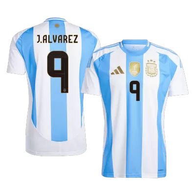 J.ALVAREZ #9 Argentina Home Soccer Jersey 2024 - Soccerdeal